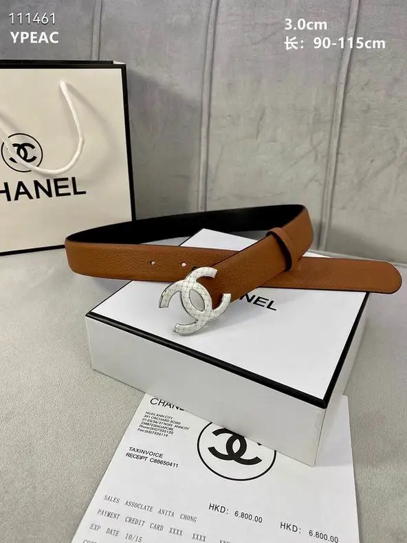Chanel Belt 30mmX90-115cm 8L138